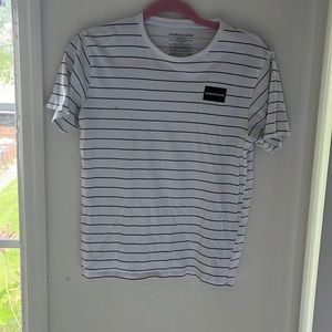 White and black stripped t-shirt